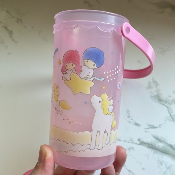 Vintage Sanrio - Little Twin Stars / Kiki and Lala 1989 - water bottle - Picture 7 of 15